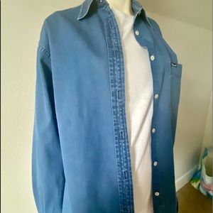 COPY - Faconnable denim shirt, new but no tags, Medium